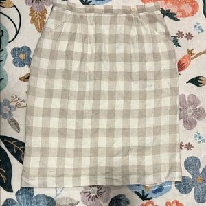 Vintage Jones New York Checkered Pencil Skirt